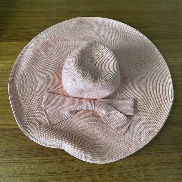 ALDO Floppy Pink Hat with Bow - Picture 2 of 5